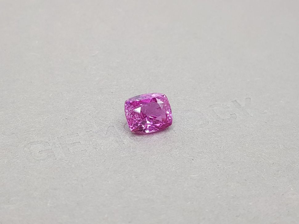Unheated cushion cut pink sapphire 4.00 ct, Sri Lanka Image №2