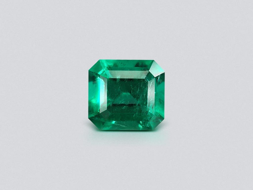 Émeraude brillante Muzo Green 0,99 ct, Colombie Image №1