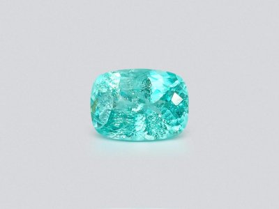 Neon blue Paraiba tourmaline in cushion cut 2.46 carats, Mozambique  photo