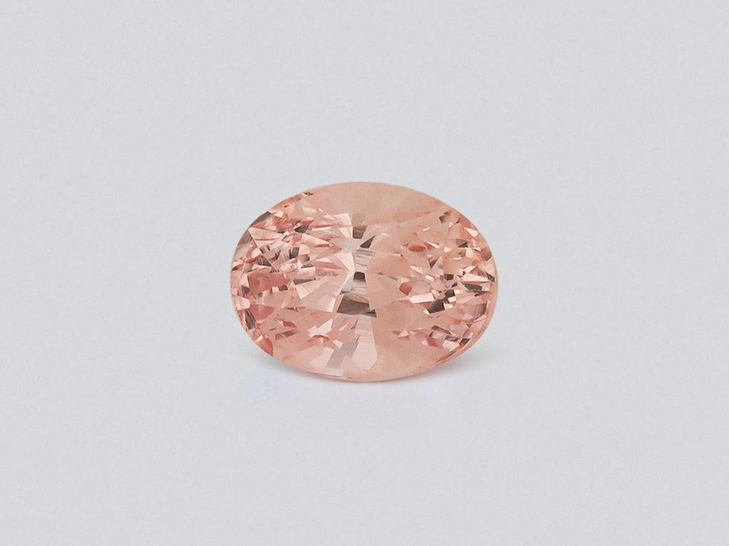 Unheated Padparadscha sapphire oval cut 1.12 carats, Madagascar Image №1