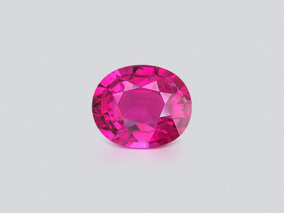 Rubellite tourmaline oval cut 3.16 carats, Africa photo