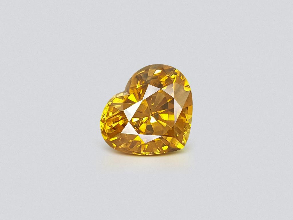 Heart shaped zircon from Tanzania 7.16 ct Image №1