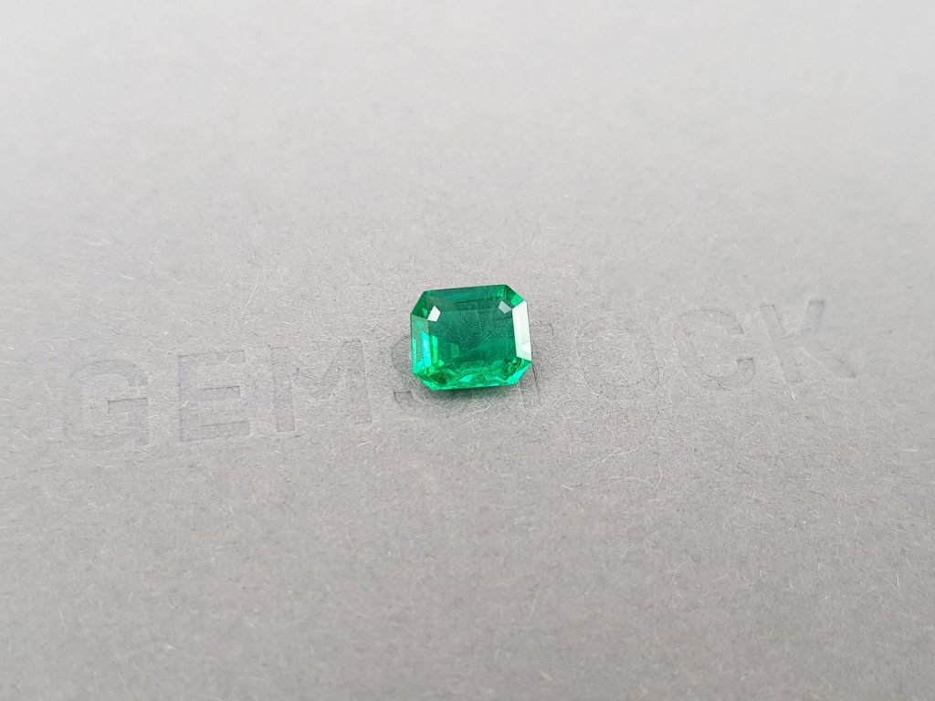 Octagon cut emerald 1.21 carats, Zambia Image №2