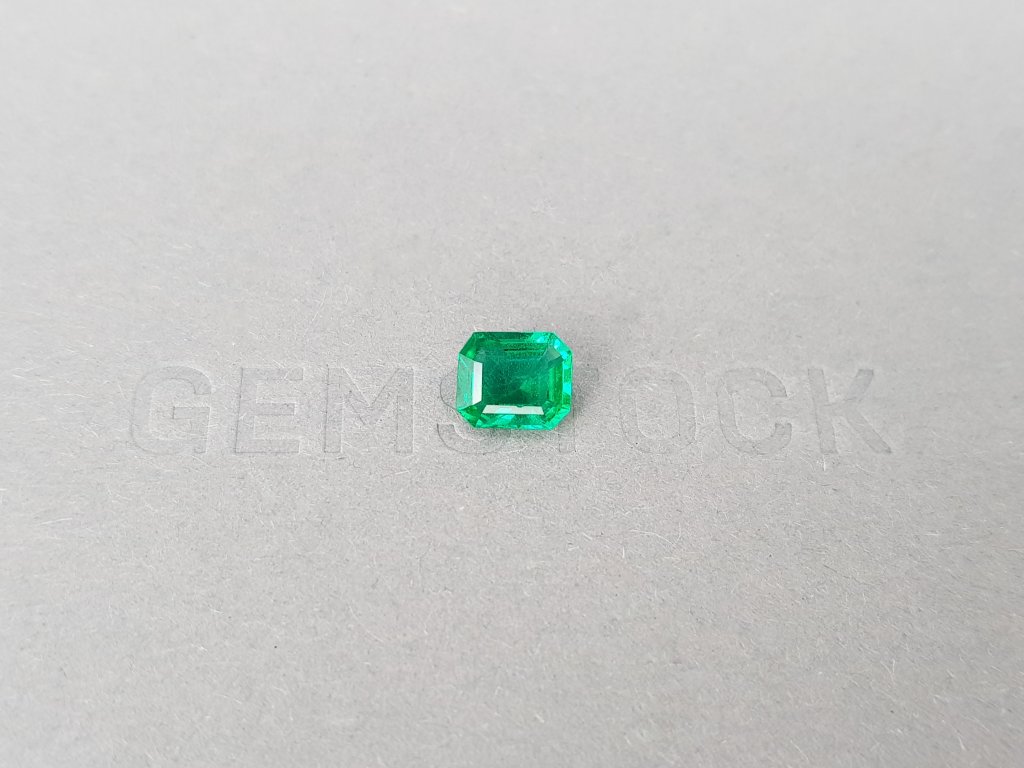 Octagon cut emerald 1.21 carats, Zambia Image №1