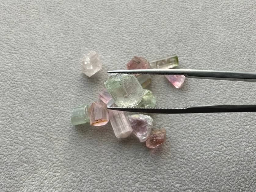 Lot #1 Raw Tourmalines from Afghanistan 53.98 ct 15 pcs Image №2