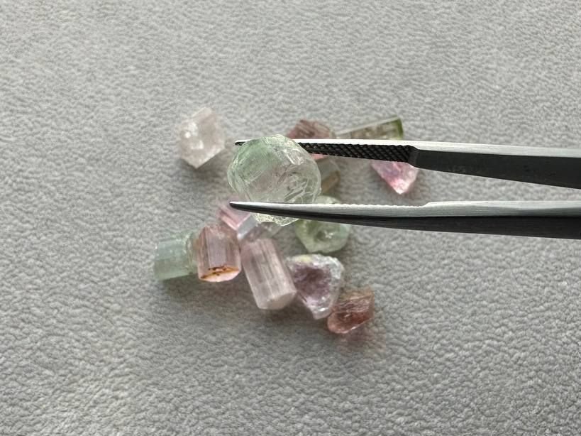 Lot #1 Raw Tourmalines from Afghanistan 53.98 ct 15 pcs Image №3