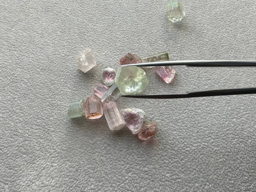 Lot #1 Raw Tourmalines from Afghanistan 53.98 ct 15 pcs Image №4