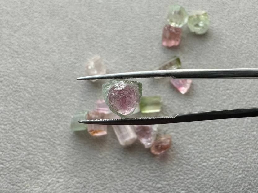Lot #1 Raw Tourmalines from Afghanistan 53.98 ct 15 pcs Image №8