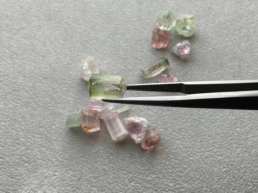 Lot #1 Raw Tourmalines from Afghanistan 53.98 ct 15 pcs Image №11