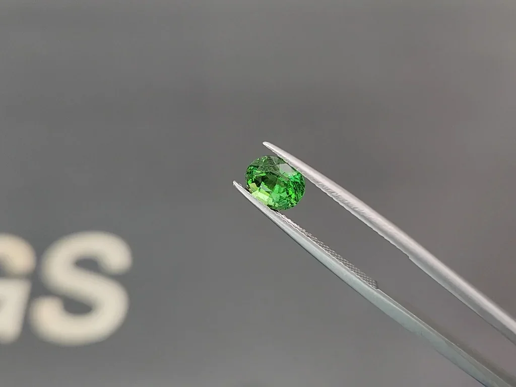 Tsavorita verde talla ovalada de 1,50 carats, Tanzania  Image №3