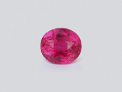 Spinelle rose vif de Mahenge, taille ovale, 3,67 carats, Tanzanie  
