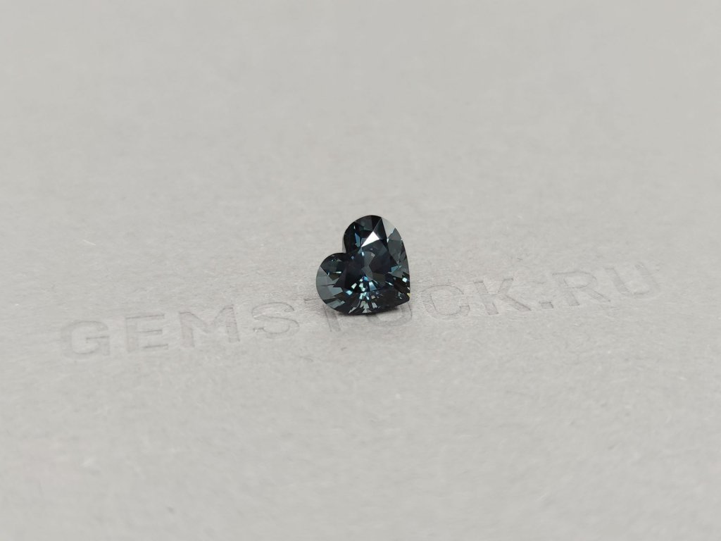 Spinel blue with a greenish tint 2.01 ct, Burma Image №2