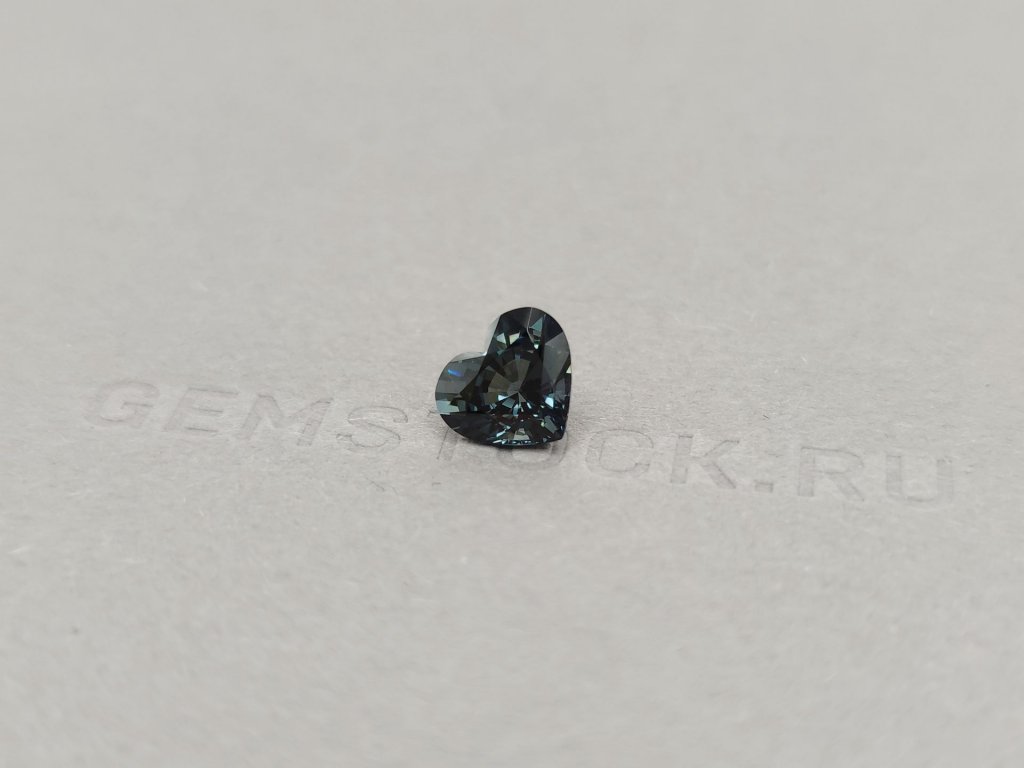 Spinel blue with a greenish tint 2.01 ct, Burma Image №3