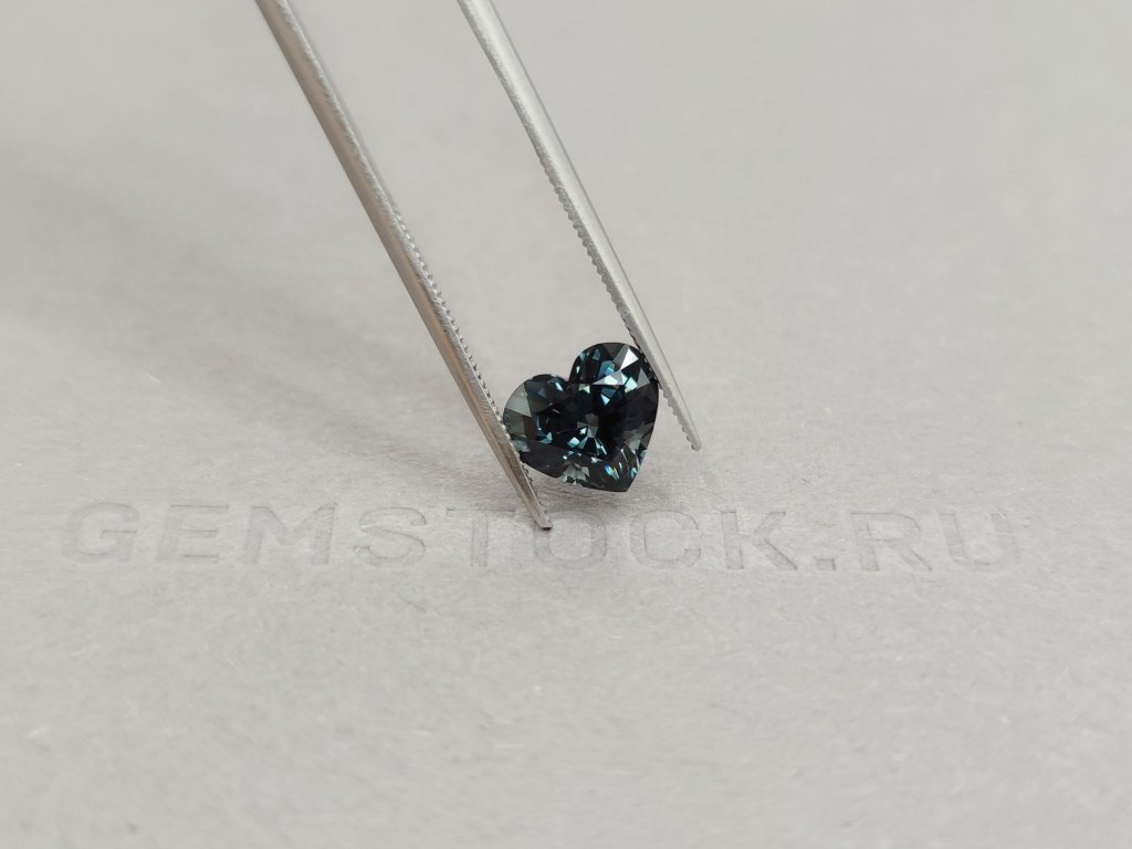 Spinel blue with a greenish tint 2.01 ct, Burma Image №4