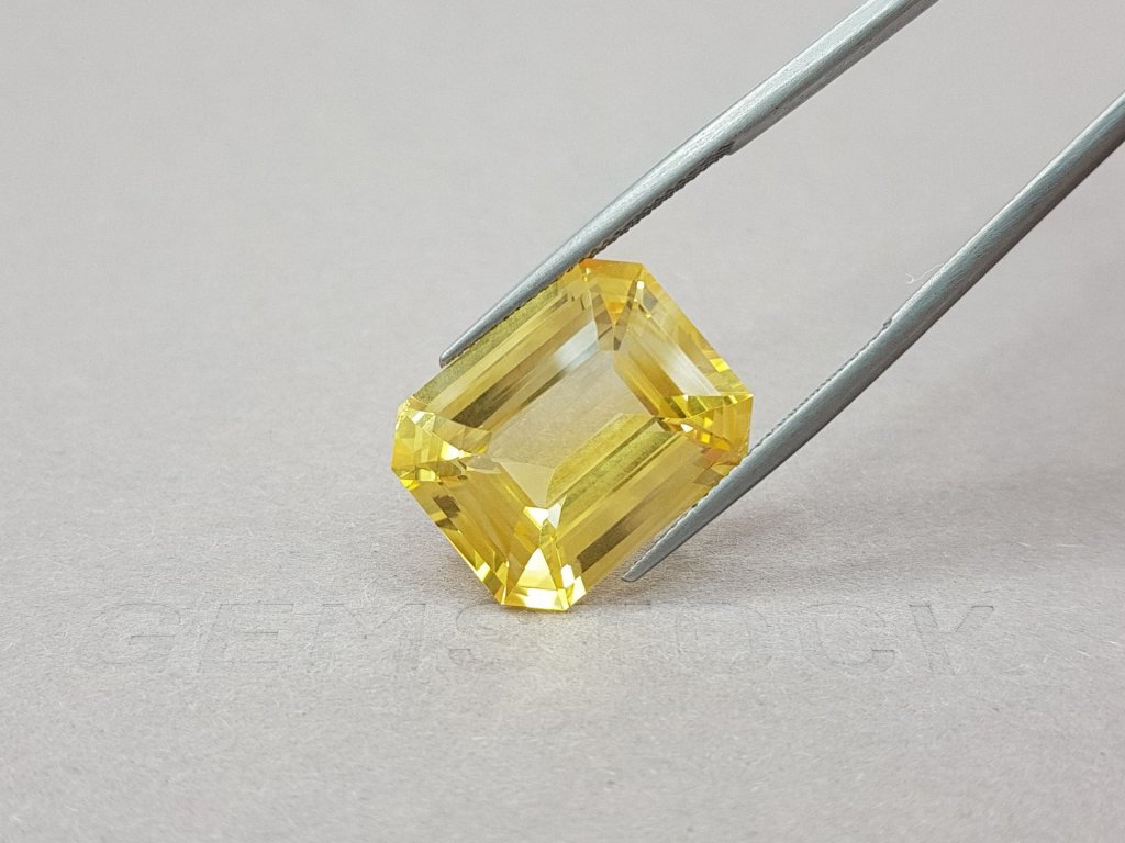 Intense yellow sapphire untreated 23.06 carats Image №4