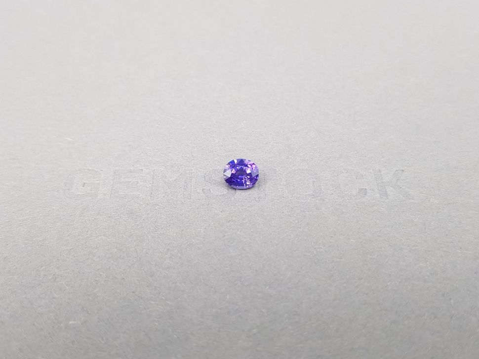 Intense violet sapphire in oval cut 0.55 ct, Sri Lanka Image №1