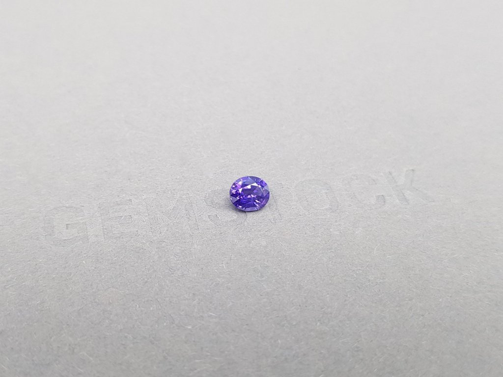 Intense violet sapphire in oval cut 0.55 ct, Sri Lanka Image №2