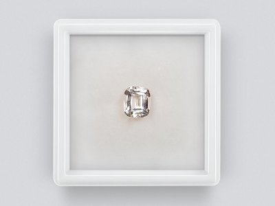 Cushion cut light pink morganite 1.03 ct, Africa photo