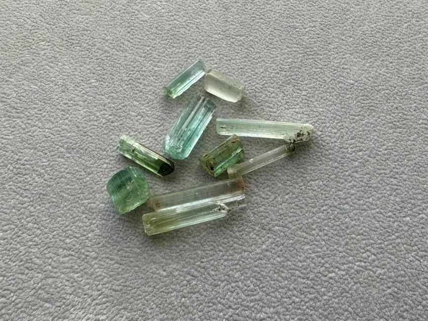 Lot #2 Raw Tourmalines from Afghanistan 45.47 ct 10 pcs Image №2