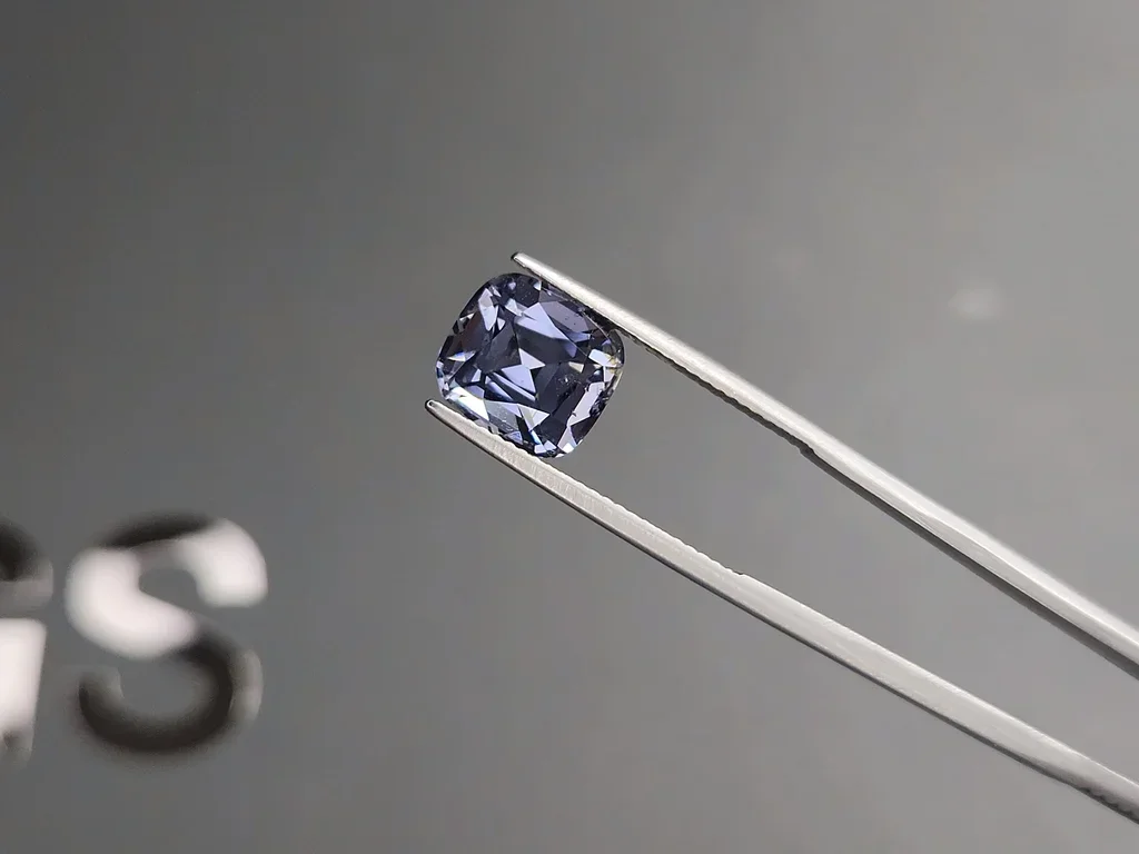 5,55 ct blauer Spinell im Kissenschliff, Burma Image №3