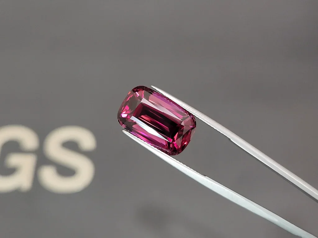 Granate rodolita de talla cojín de 15,84 carats, de Tanzania Image №3