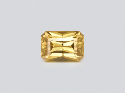 Yellow zircon radiant cut 11.06 carats, Tanzania photo