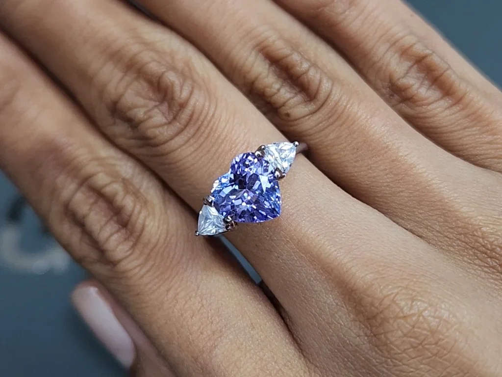 Tanzanite heart shape 2.96 carats, Tanzania Image №5