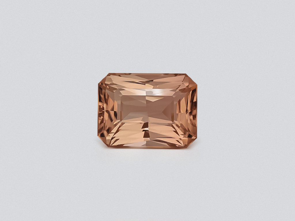 Turmalina naranja de talla radiante de 7,35 quilates, África Image №1