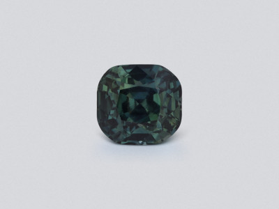 Unheated Teal sapphire cushion cut 3.03 carats, Madagascar photo