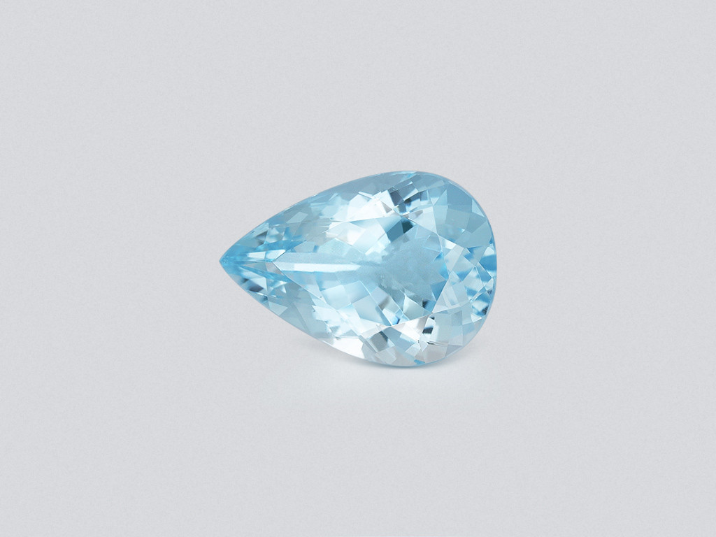 Aigue-marine taille poire 6,53 carats, Madagascar Image №1