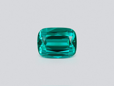 Vibrant Lagoon tourmaline in cushion cut 5.23 carats, Afghanistan photo