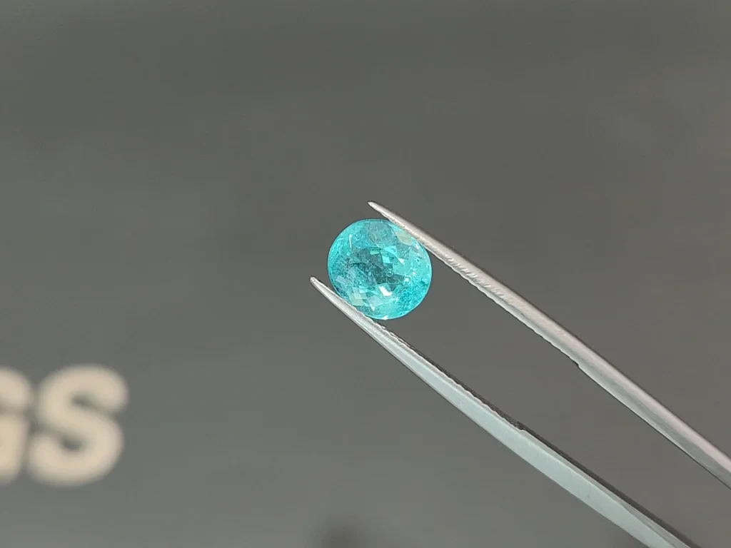 Neon tourmaline Paraiba oval cut 2.55 carats, Afghanistan Image №3