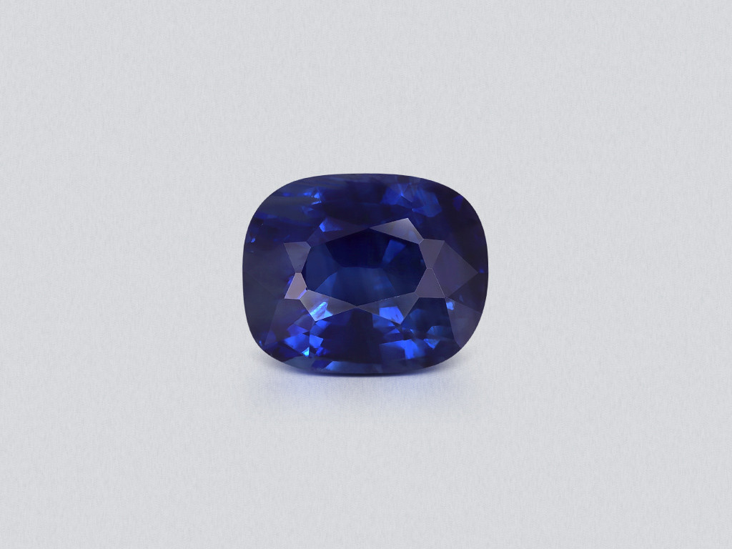 Sapphire Royal Blue cushion cut 0.80 carats, Sri Lanka  Image №1