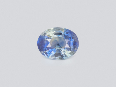 Saphir ovale bicolore non chauffé de 2,22 carats, Sri Lanka photo