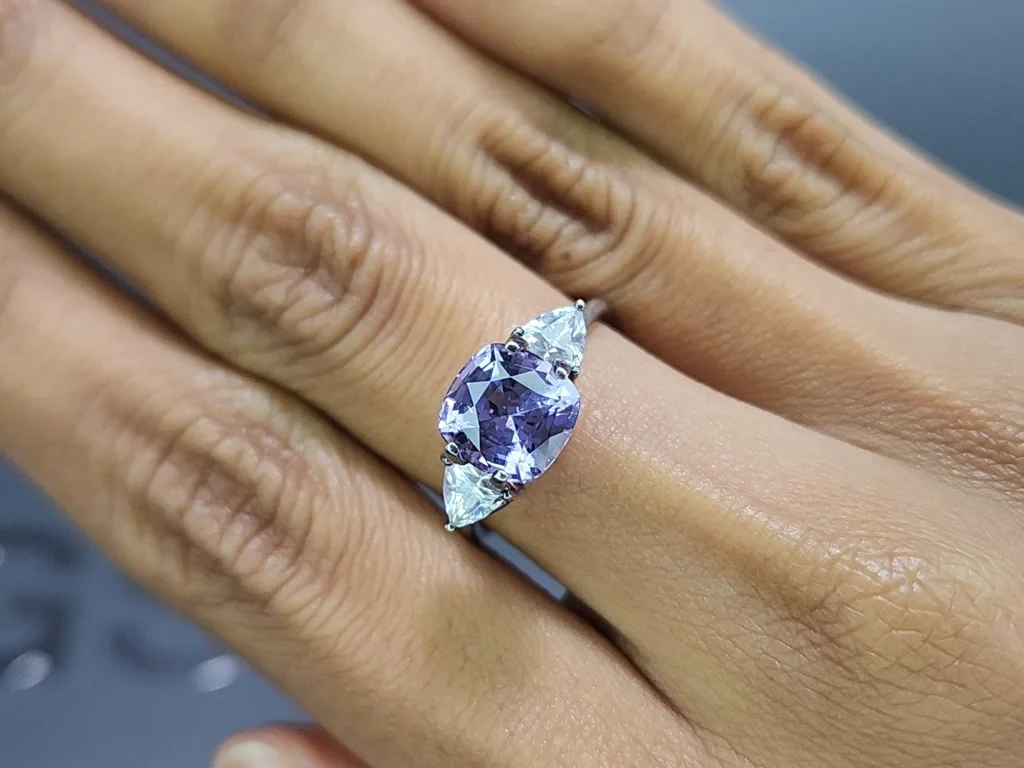 Violet spinelle  taille coussin 3,07 carats, Tanzanie Image №5
