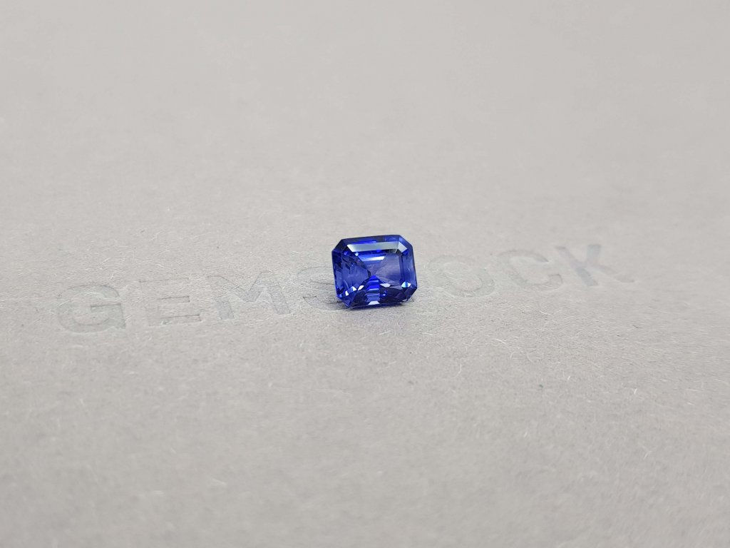 Octagon blue Ceylon sapphire 1.64 ct Image №2