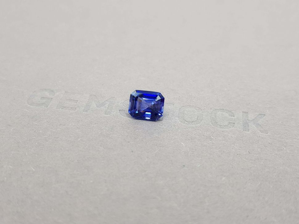 Octagon blue Ceylon sapphire 1.64 ct Image №3