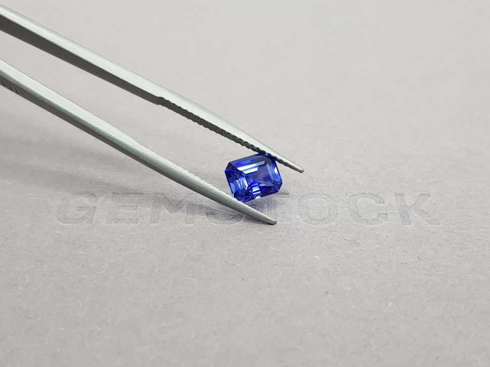 Octagon blue Ceylon sapphire 1.64 ct Image №4
