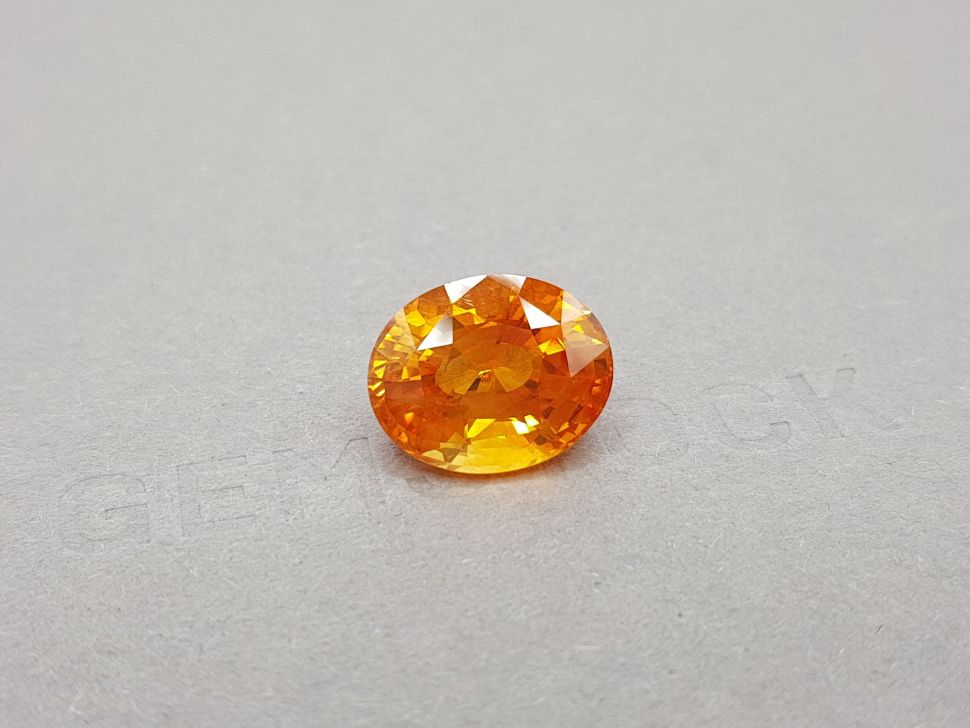 Bright Orange Fanta Sapphire 11.04 ct Image №2