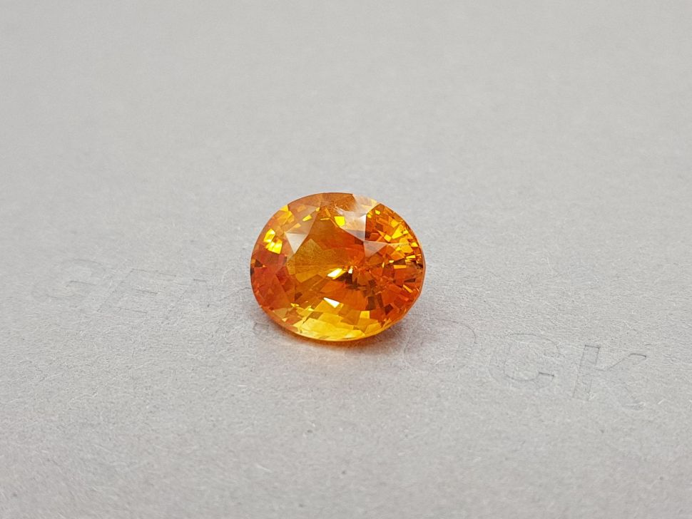 Bright Orange Fanta Sapphire 11.04 ct Image №3