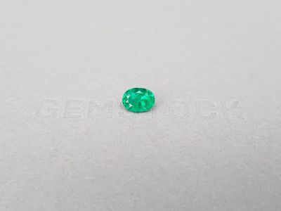 Muzo Green emerald oval cut 1.09 carats, Colombia photo