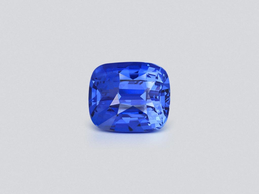 Königsblauer blauer Saphir im Kissenschliff, 4,00 Karat, Sri Lanka Image №1