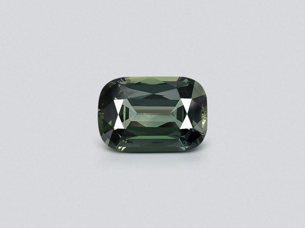 Unheated Teal sapphire in cushion cut 6.24 carats, Madagascar  Image №1