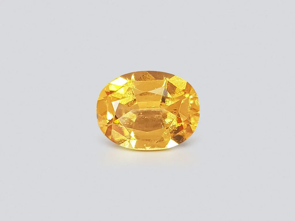 Grenat hessonite, taille ovale, 2,14 carats, Madagascar Image №1