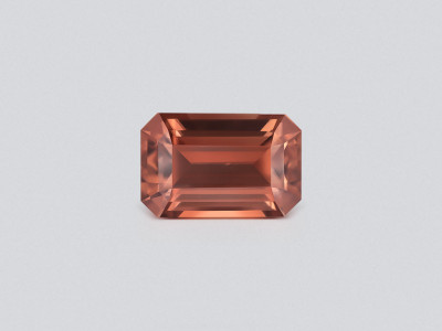 Circón marrón de corte octogonal 6,52 carats, de Tanzania  photo