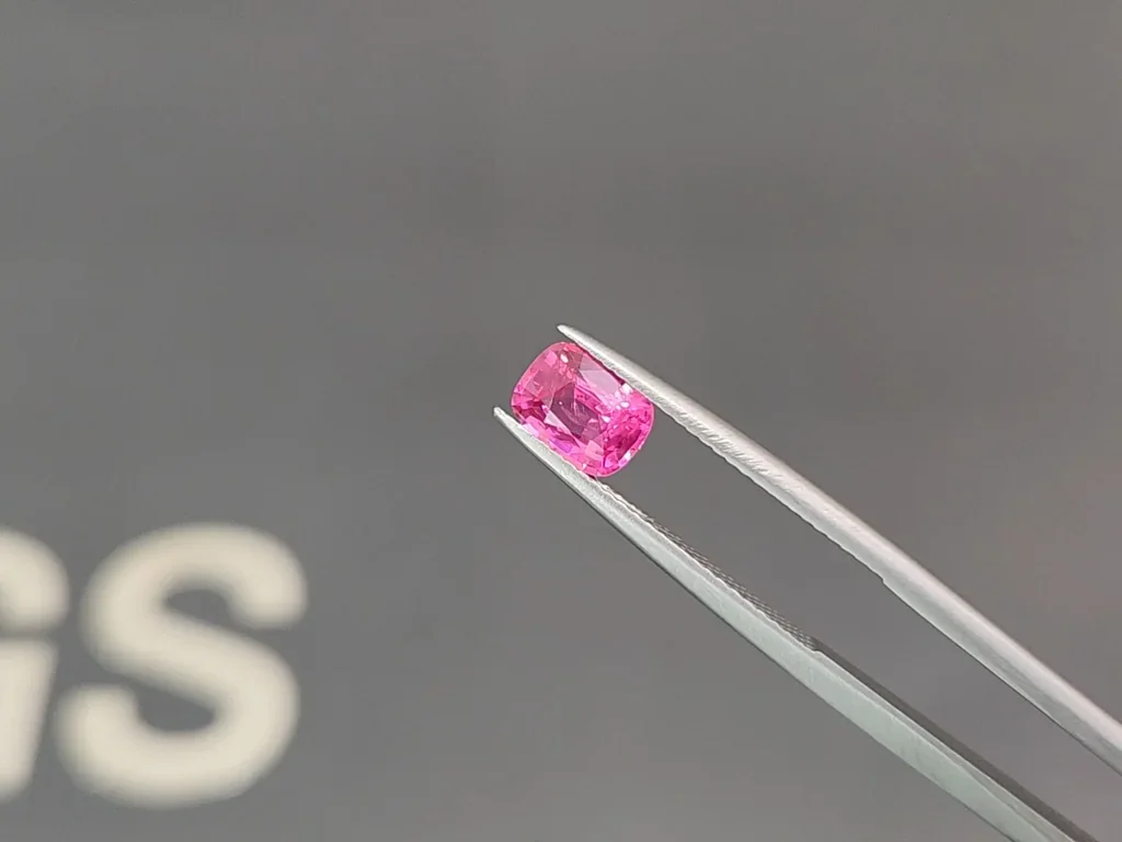 Spinelle rose Mahenge taille coussin de 1,10 carats, Tanzanie Image №3