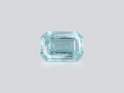 Aquamarin achteckig geschliffener 4,67 karat, Madagaskar  photo