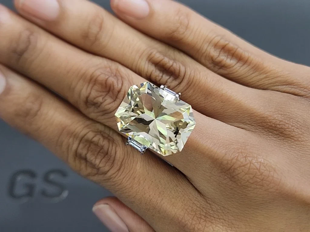 Citrine taille radiant de 18,79 carats, Afrique Image №5