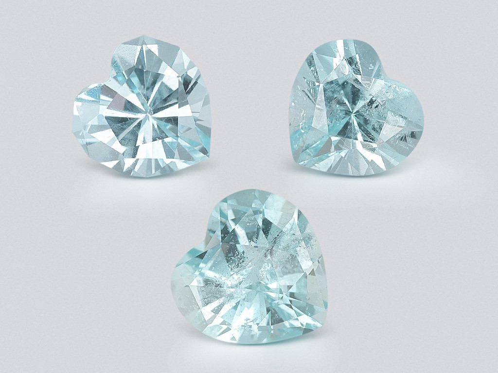 Une aigue-marine taille cœur de 4,11 carats,de Madagascar,  Image №1