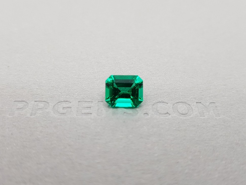 Colombian intense Muzo Green emerald 1.29 ct, GRS Image №1